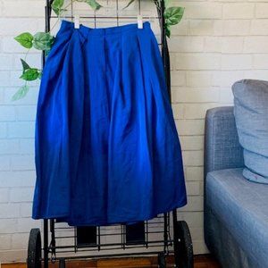 424 Fifth royal blue skirt